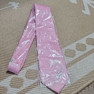 Louis Vuitton Pink Monogram Checkered Tie